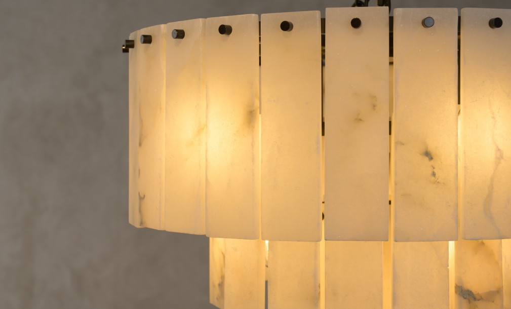 Stone Glow Chandelier Small