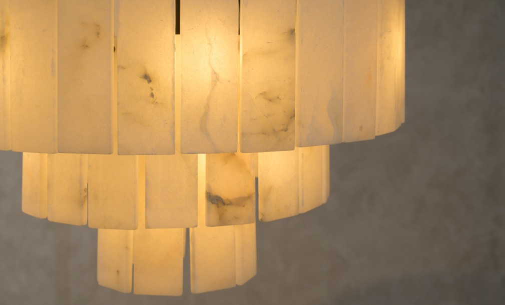 Stone Glow Chandelier Small