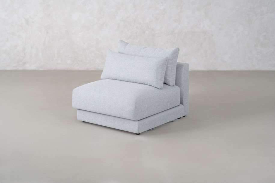 Narvik Mix 1-Seater Section Sofa (Fabric D5712)