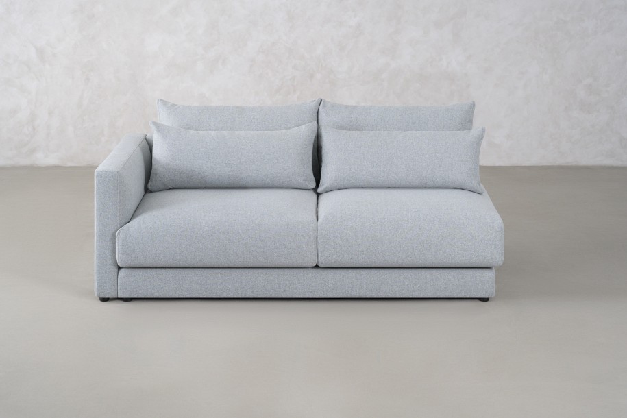 Narvik Mix 2-Seater Section Left Arm (Fabric D5712)