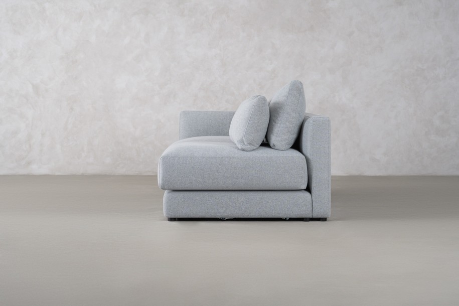 Narvik Mix 2-Seater Section Left Arm (Fabric D5712)