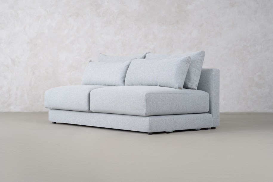 Narvik Mix 2-Seater Armless Section Sofa (Fabric D5712)
