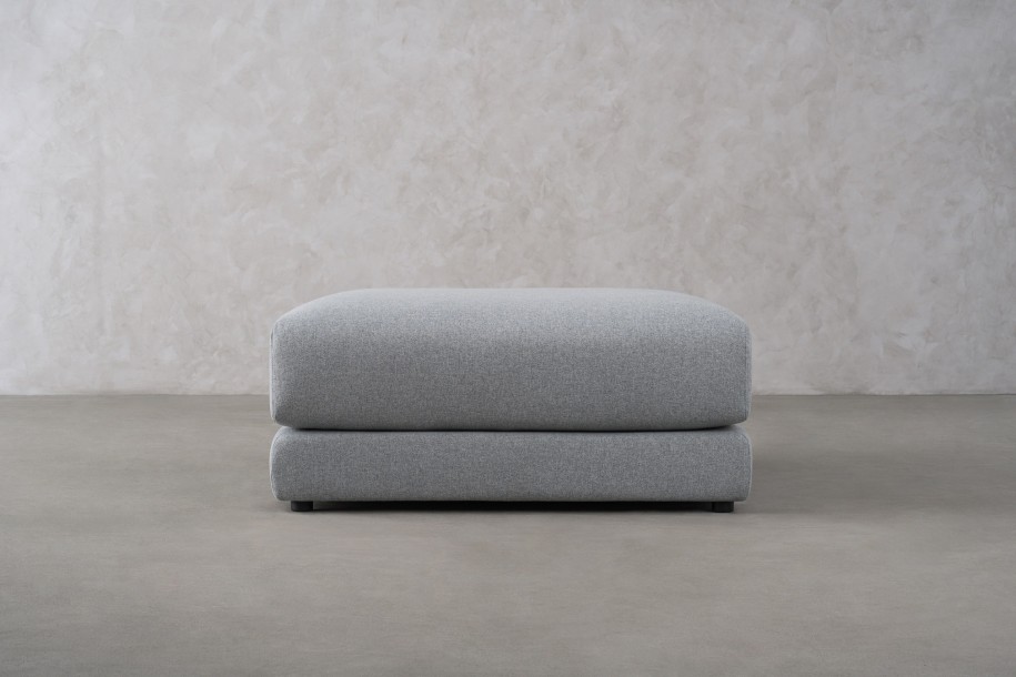 Narvik Mix Square Pouf (Fabric D5712)