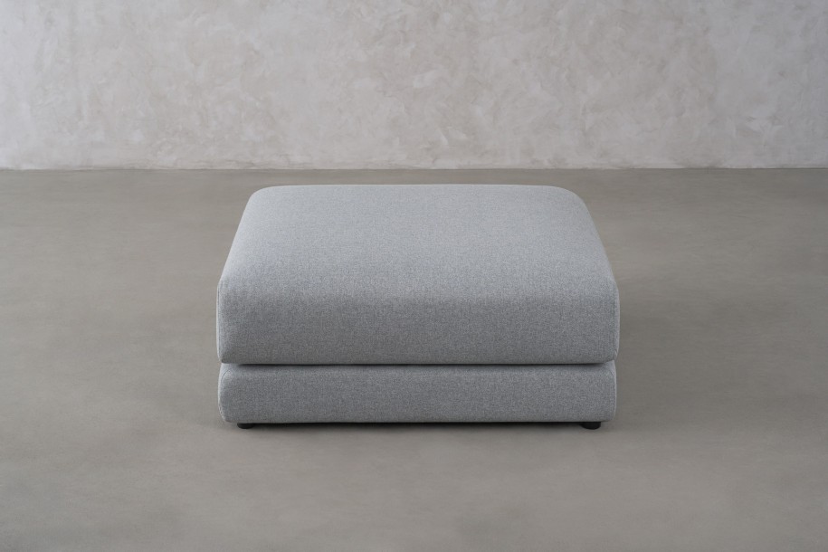 Narvik Mix Square Pouf (Fabric D5712)