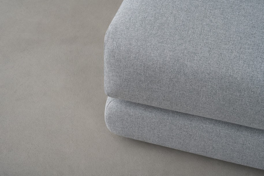 Narvik Mix Square Pouf (Fabric D5712)