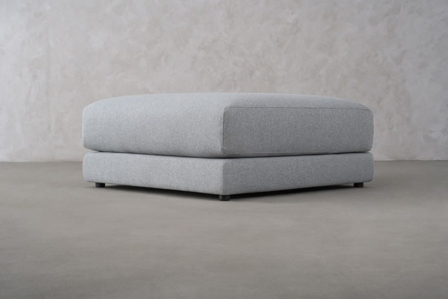 Narvik Mix Square Pouf (Fabric D5712)