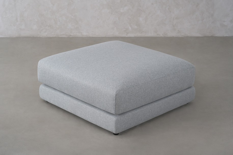 Narvik Mix Square Pouf (Fabric D5712)