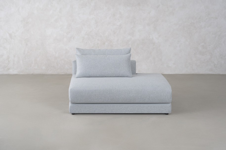 Narvik Mix Ottoman Section Sofa Left Arm (Fabric D5712)