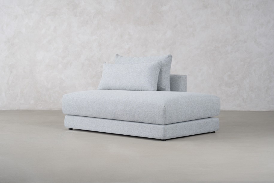 Narvik Mix Ottoman Section Sofa Left Arm (Fabric D5712)