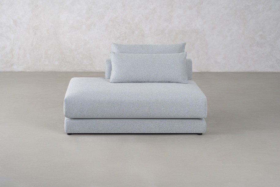 Narvik Mix Ottoman Section Sofa Right Arm (Fabric D5712)