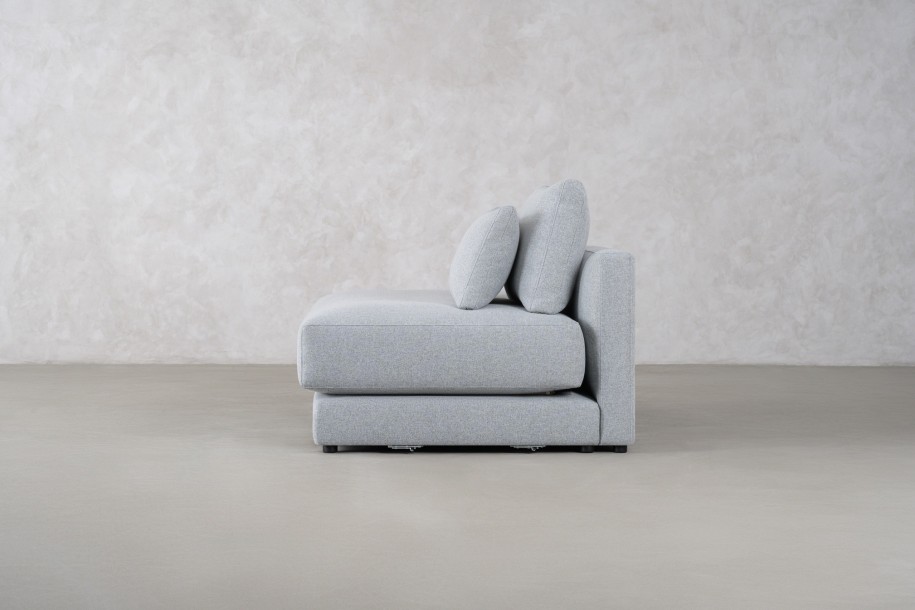 Narvik Mix Ottoman Section Sofa Right Arm (Fabric D5712)