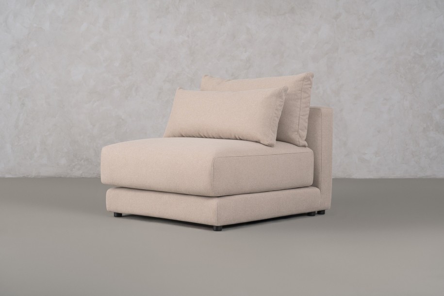 Narvik Mix 1-Seater Section Sofa (Fabric D5354)