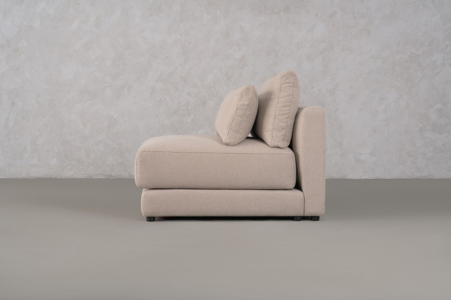 Narvik Mix 1-Seater Section Sofa (Fabric D5354)