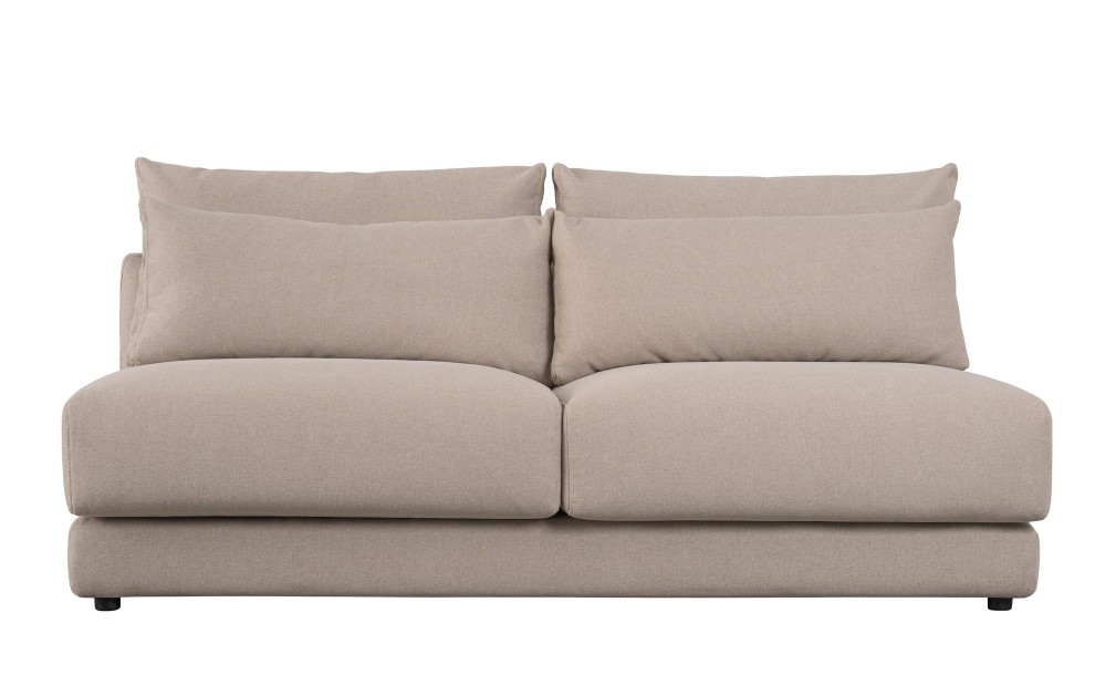 Narvik Mix 2-Seater Armless Section Sofa (Fabric D5354)