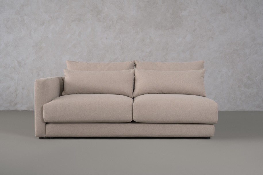 Narvik Mix 2-Seater Section Left Arm (Fabric D5354)