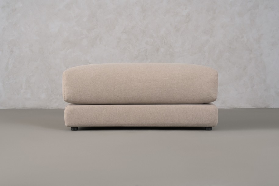 Narvik Mix Square Pouf (Fabric D5354)