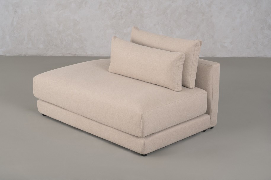 Narvik Mix Ottoman Section Sofa Left Arm (Fabric D5354)