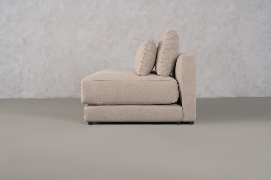 Narvik Mix Ottoman Section Sofa Left Arm (Fabric D5354)