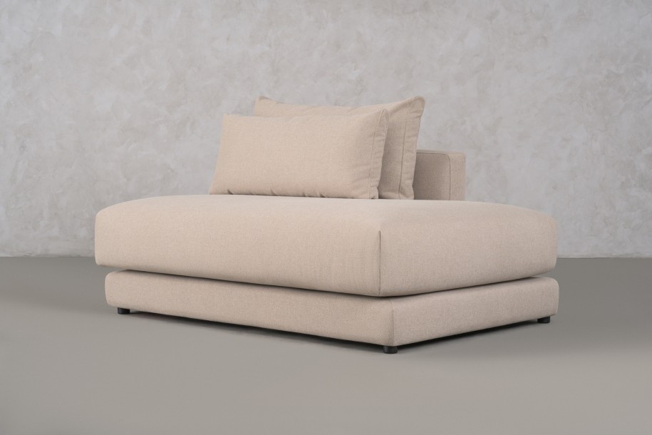 Narvik Mix Ottoman Section Sofa Right Arm (Fabric D5354)