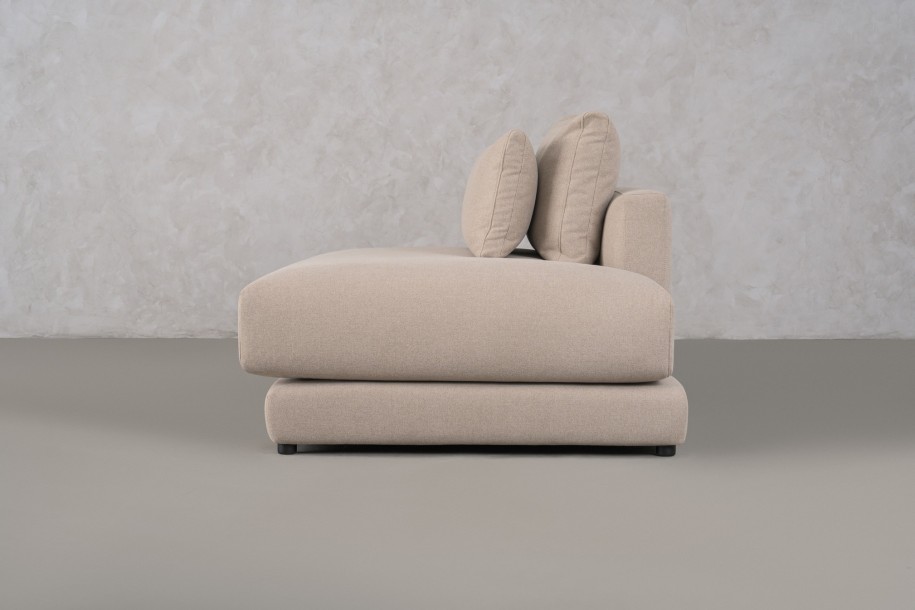 Narvik Mix Ottoman Section Sofa Right Arm (Fabric D5354)