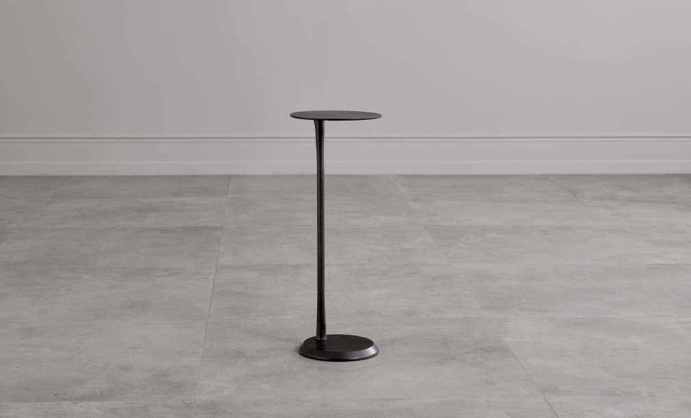 Blaze Side Table Graphite Finish