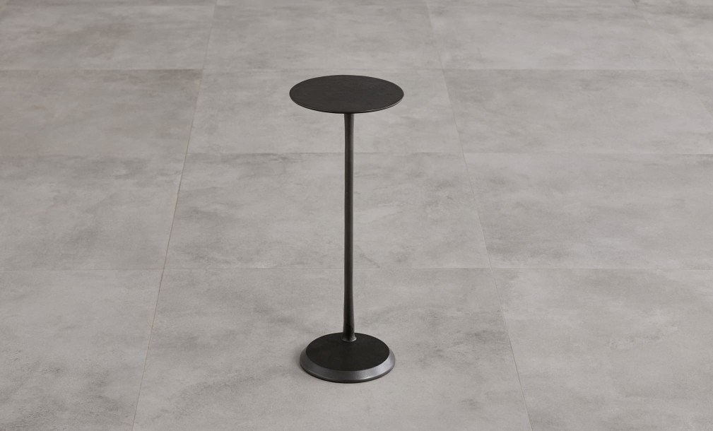 Blaze Side Table Graphite Finish