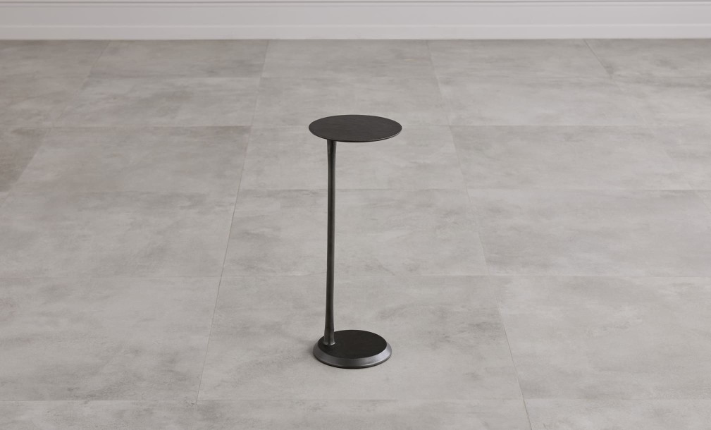 Blaze Side Table Graphite Finish