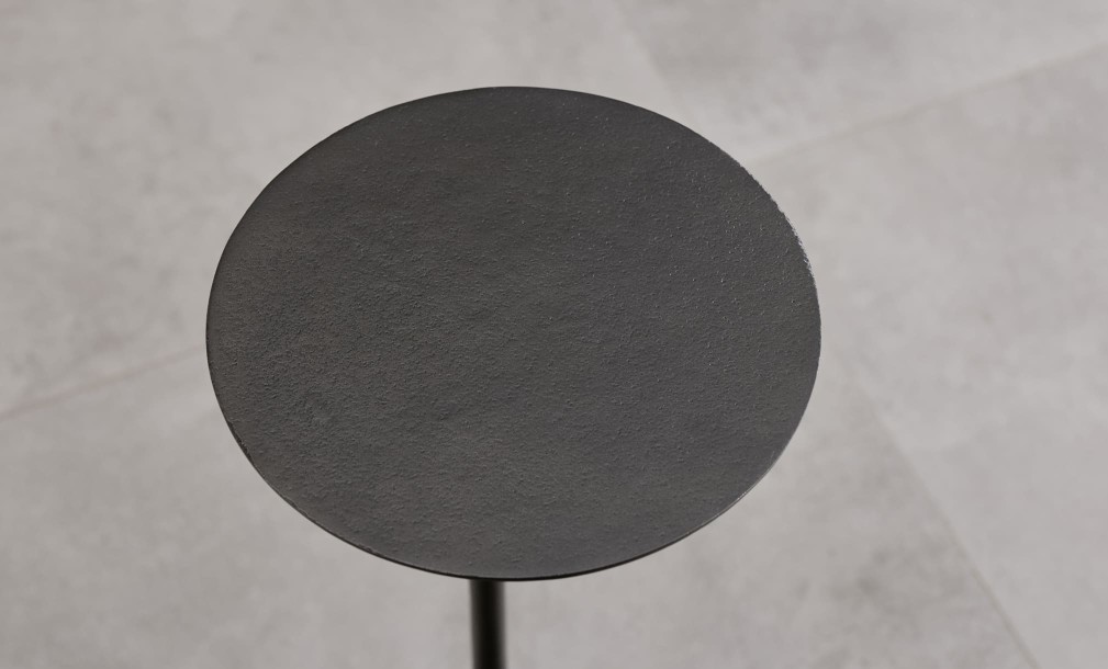 Blaze Side Table Graphite Finish