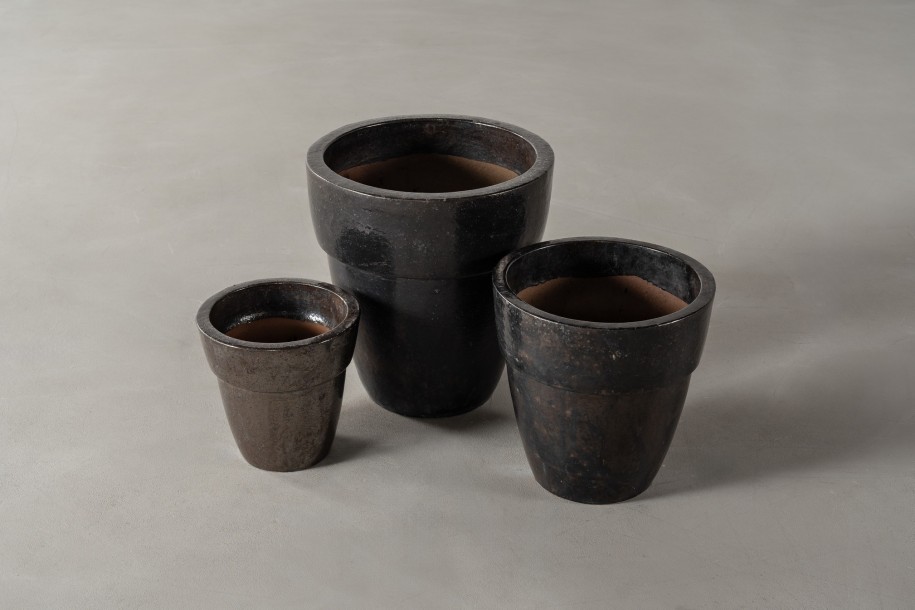 Collar Planters Set of 3