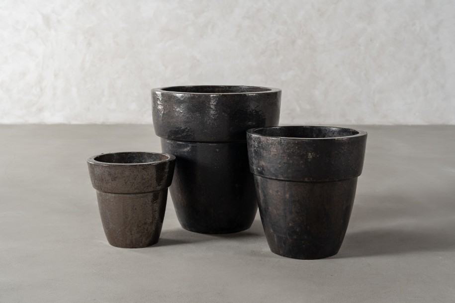 Collar Planters Set of 3