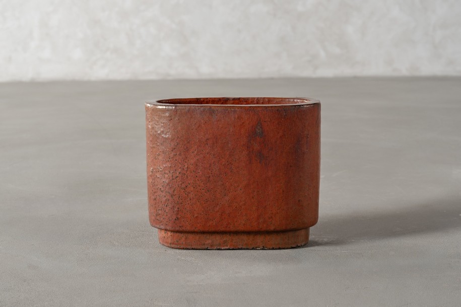 Oval Base Planter Copper