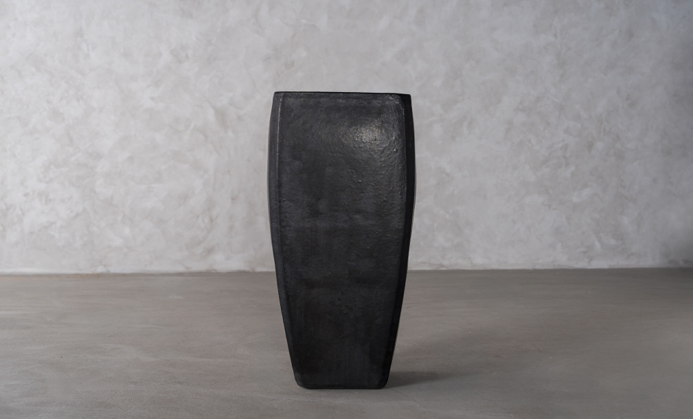 Tall Milan Planter Graphite Color