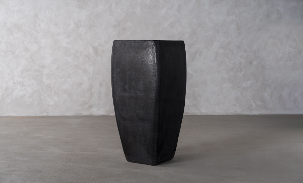 Tall Milan Planter Graphite Color