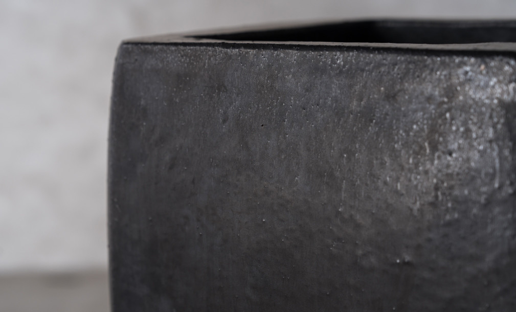 Tall Milan Planter Graphite Color