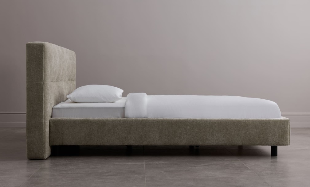 Flat Bed Queen Size 200x160 cm (fabric HUE21-W)