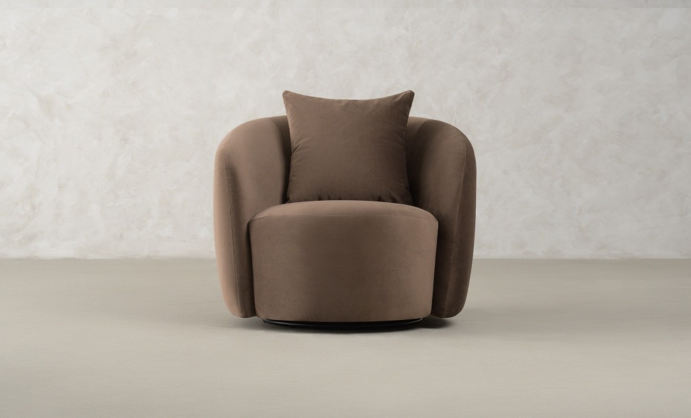 Sonora Swivel Armchair (fabric EP440)