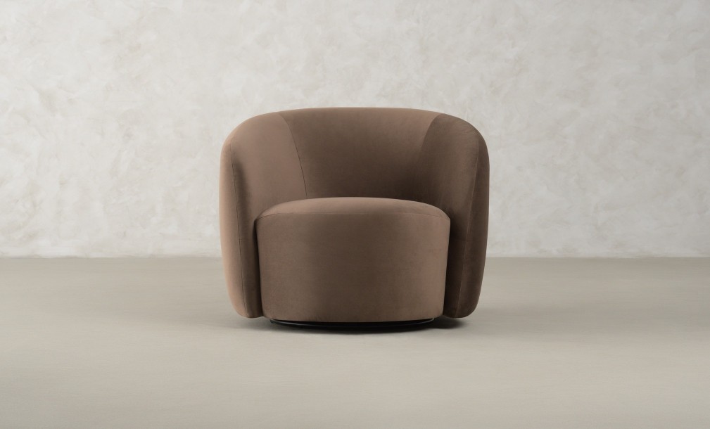 Sonora Swivel Armchair (fabric EP440)