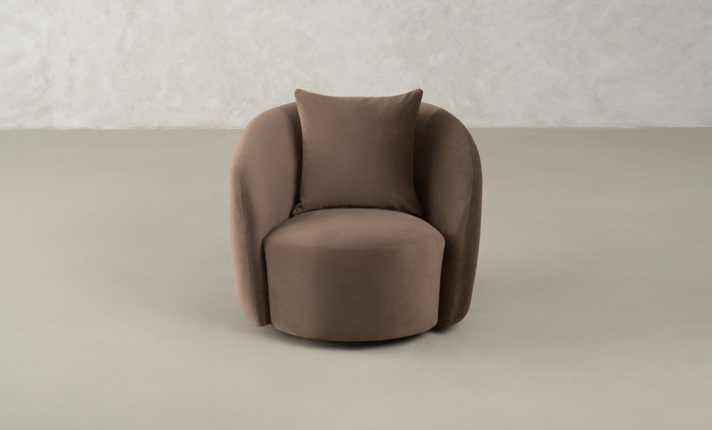 Sonora Swivel Armchair (fabric EP440)