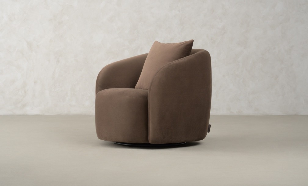 Sonora Swivel Armchair (fabric EP440)