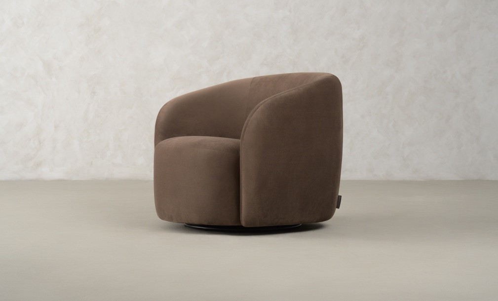 Sonora Swivel Armchair (fabric EP440)