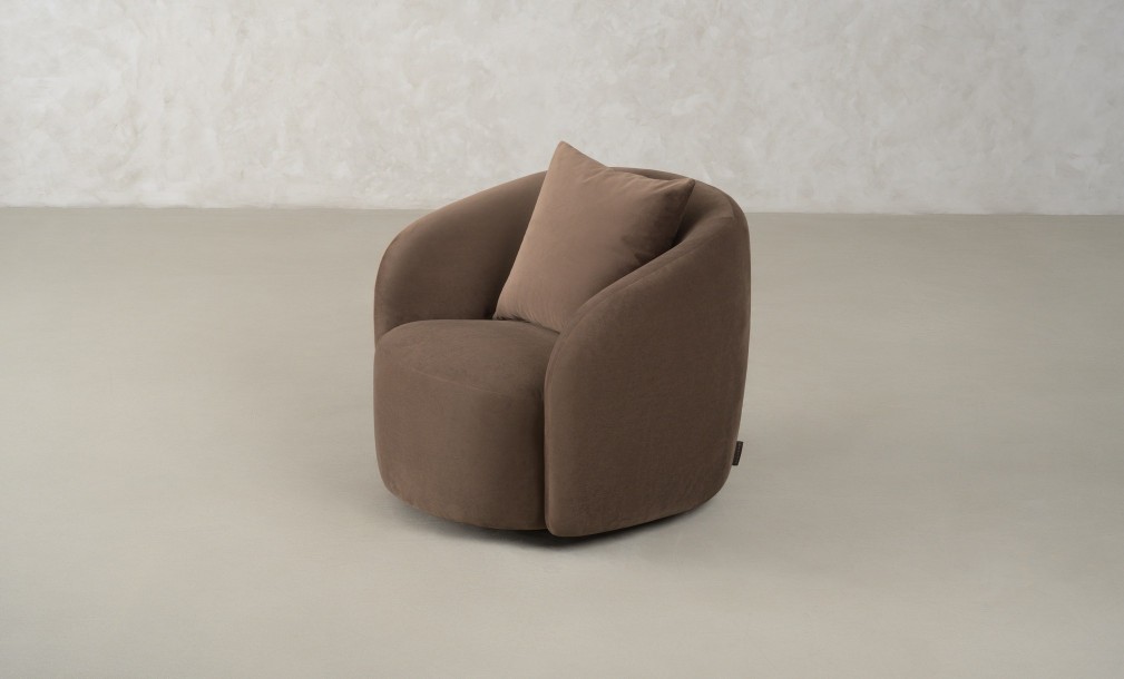 Sonora Swivel Armchair (fabric EP440)