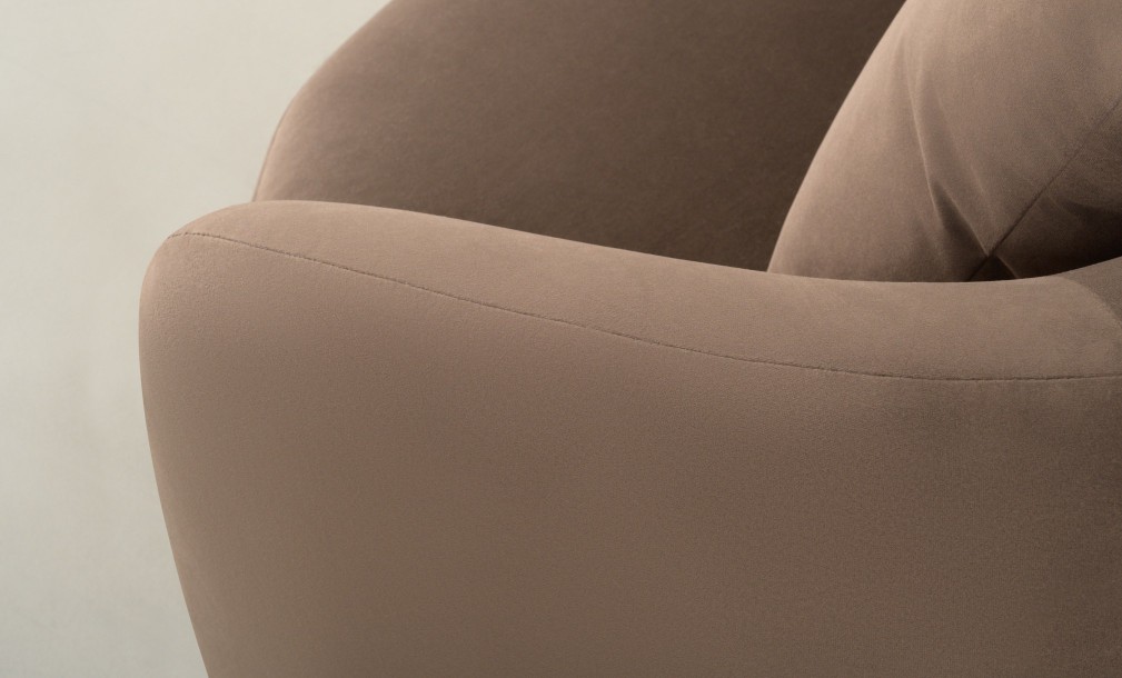 Sonora Swivel Armchair (fabric EP440)