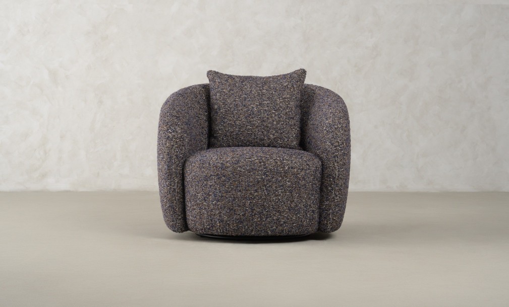 Sonora Swivel Armchair (fabric H24316-13A)
