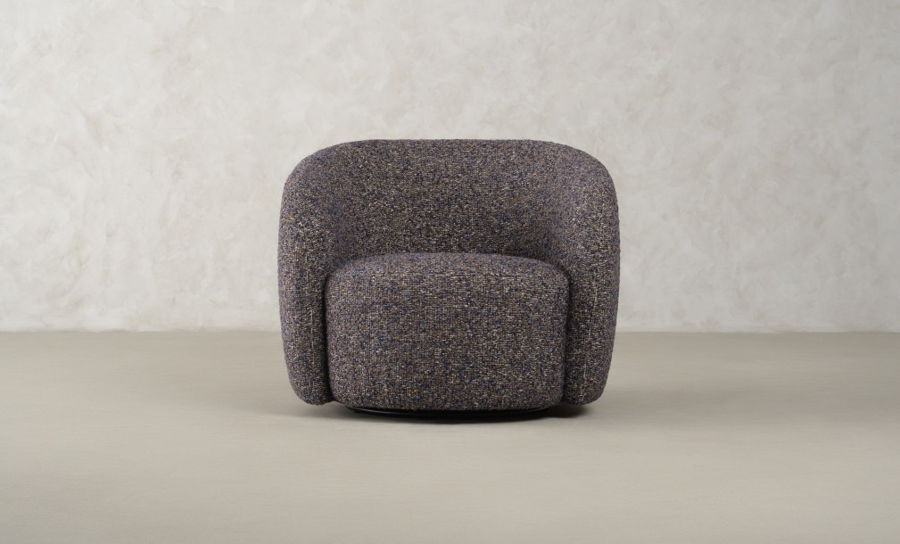 Sonora Swivel Armchair (fabric H24316-13A)