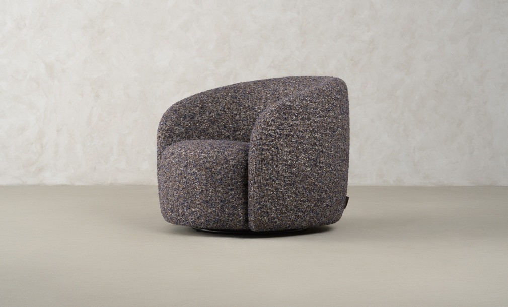 Sonora Swivel Armchair (fabric H24316-13A)