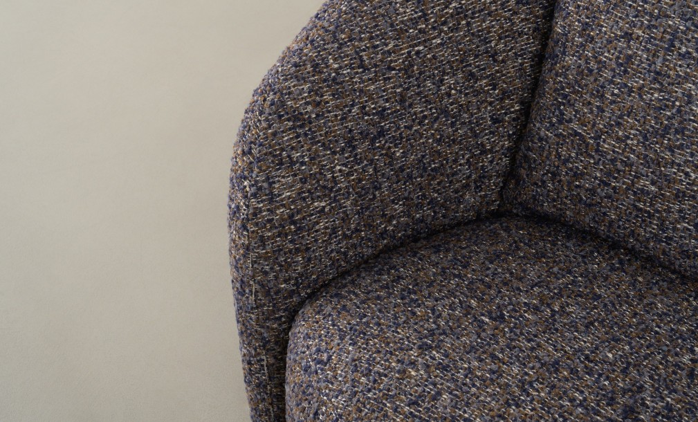 Sonora Swivel Armchair (fabric H24316-13A)
