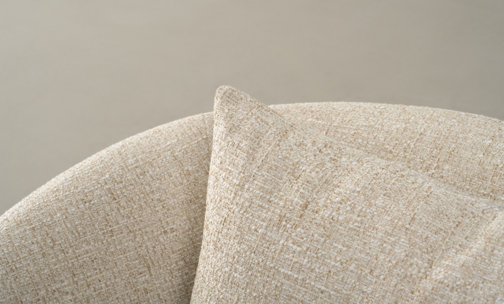 Sonora Swivel Armchair (fabric FLD130)