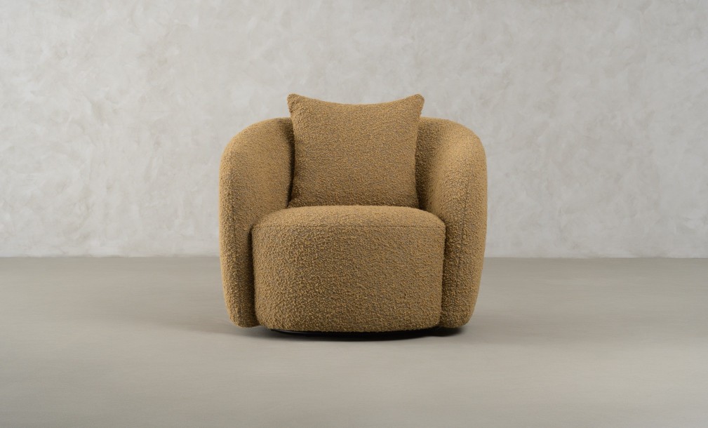 Sonora Swivel Armchair (fabric H25310-4A)