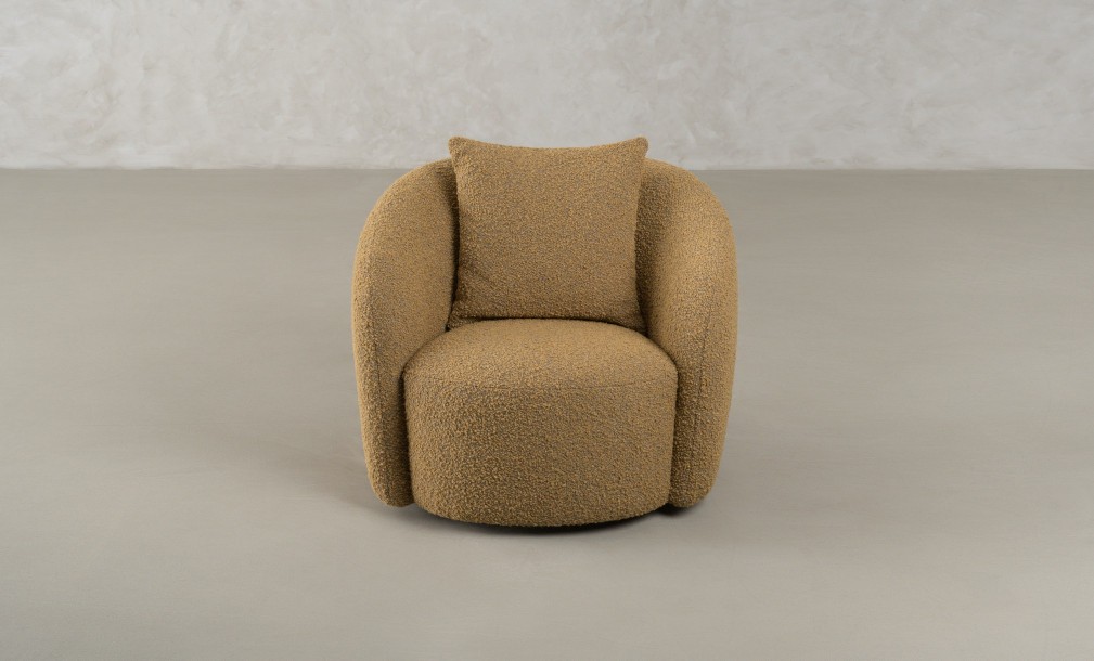 Sonora Swivel Armchair (fabric H25310-4A)