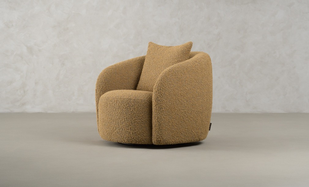 Sonora Swivel Armchair (fabric H25310-4A)